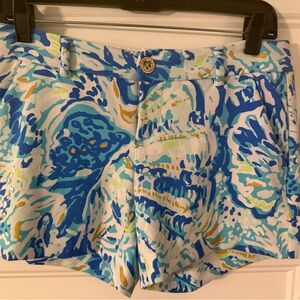LILY PULITZER CALLAHAN JACQUARD 5” SHORTS SIZE 2